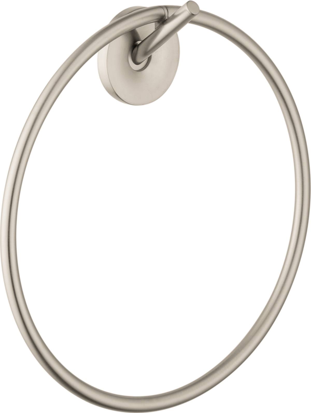 Brushed Nickel Towel Ring X30797