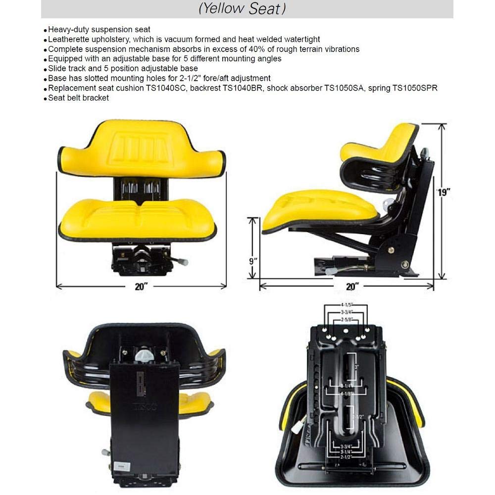 Yellow Wrap Around Seat with Arms E62011