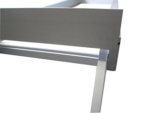 Anodized Aluminum 4 Step Flat Front Ladder Capacity 300lbs M548