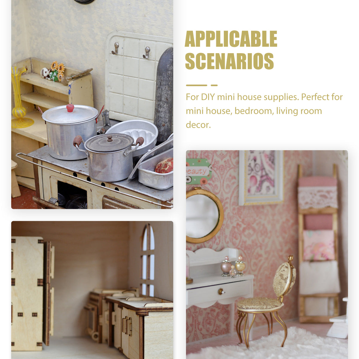 Miniature Kitchen Cart D7800