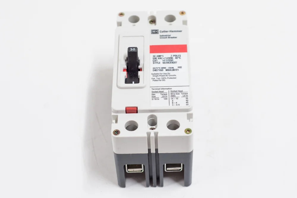 100A 2P Molded Case Circuit Breaker W191