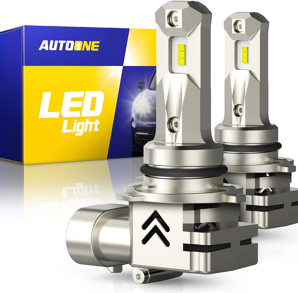 LED Headlight Bulb HB4, 12000LM 6000K White, Pack of 2 S979874