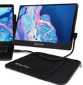 12.5" FHD IPS Dual Screen Portable Monitor with 13" Protective Case D8454