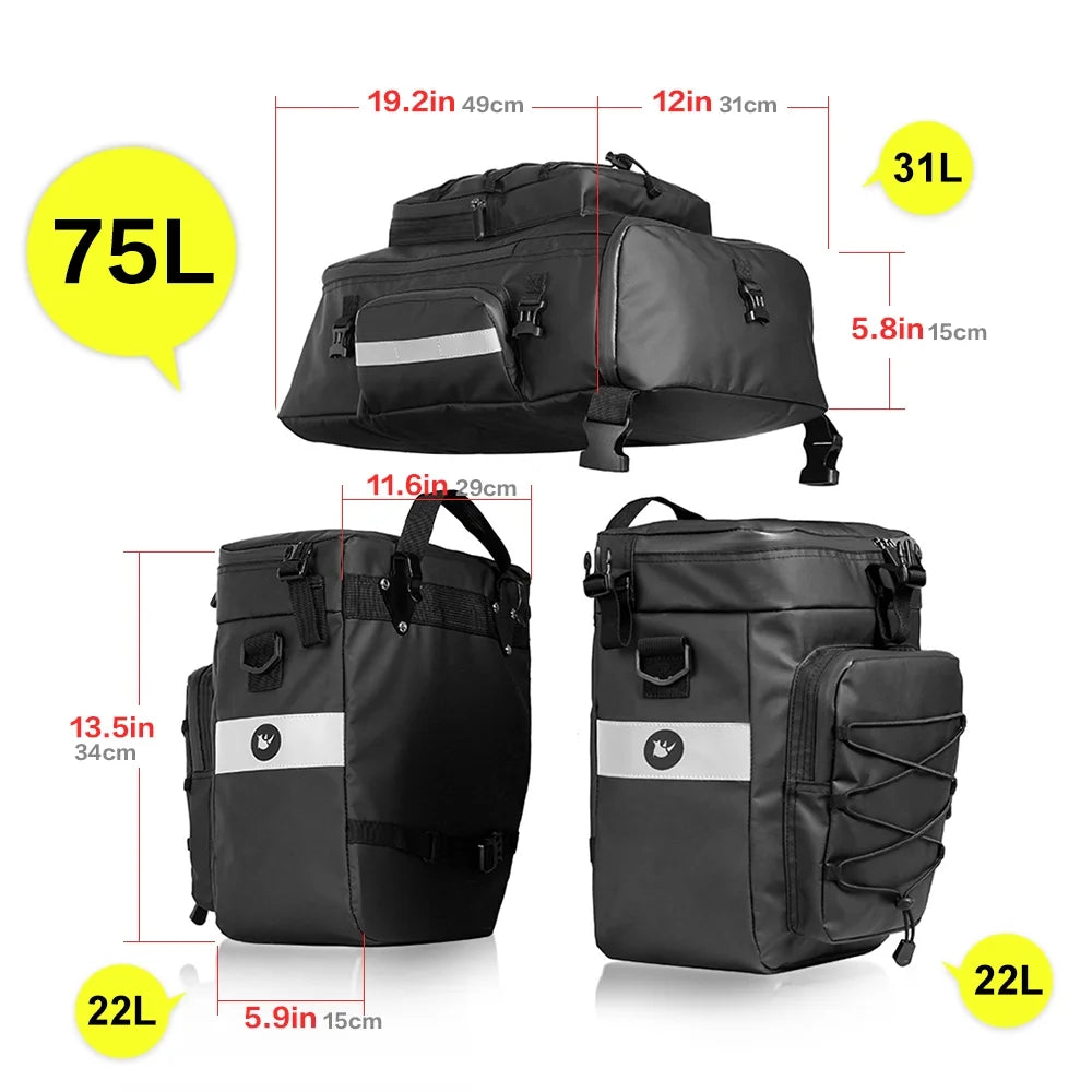Waterproof Bike Rear Saddle Bag C948967