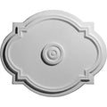 Waltz Ceiling Medallion Hand-Painted Bronze Blue Patina D355