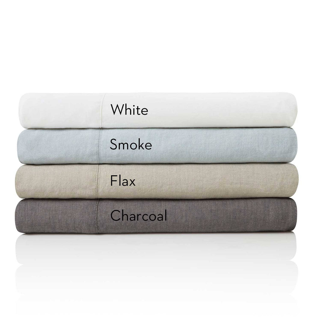 White Cal King French Linen Y124