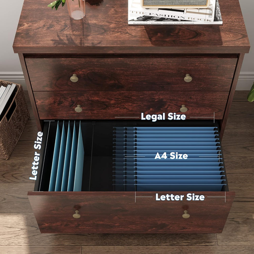 3 Drawer Wood Lateral File Cabinet S312126