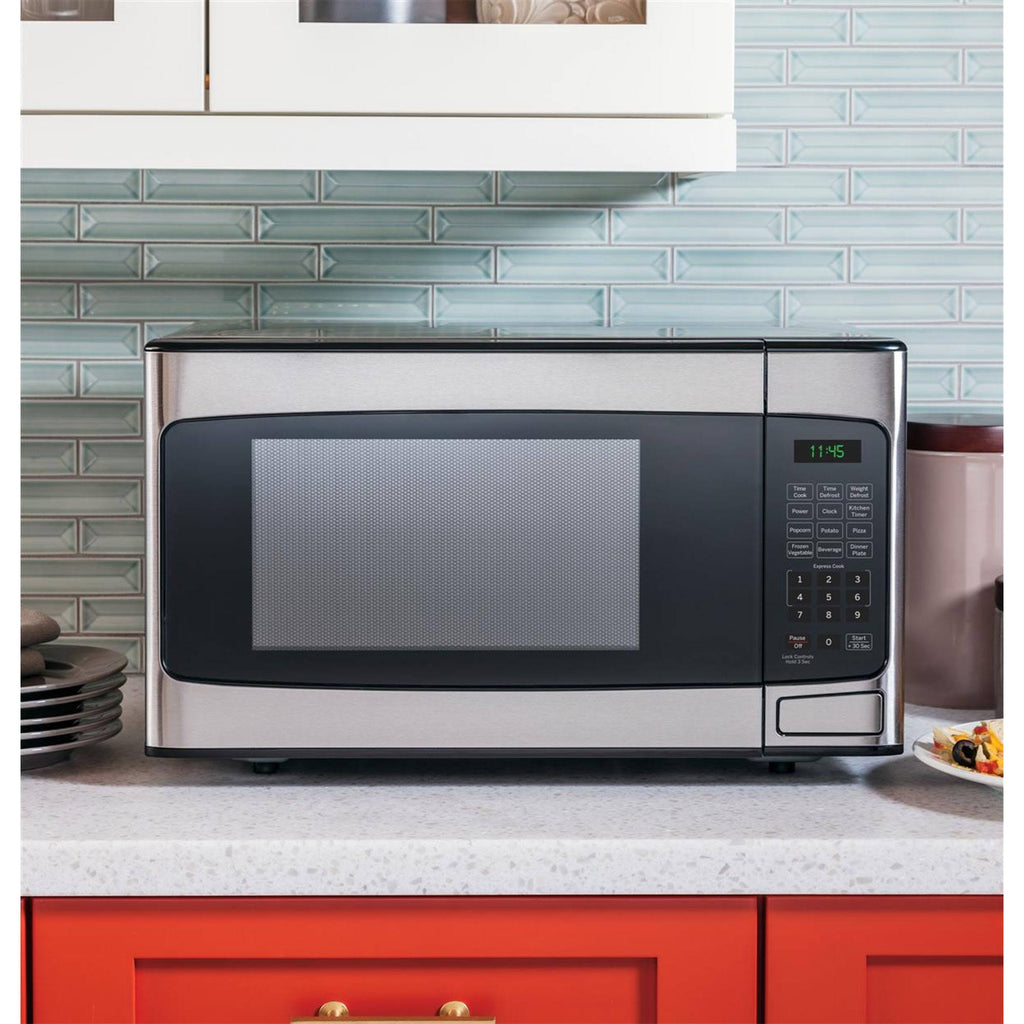 1.1 Cu ft Countertop Stainless Steel Microwave Oven P598879