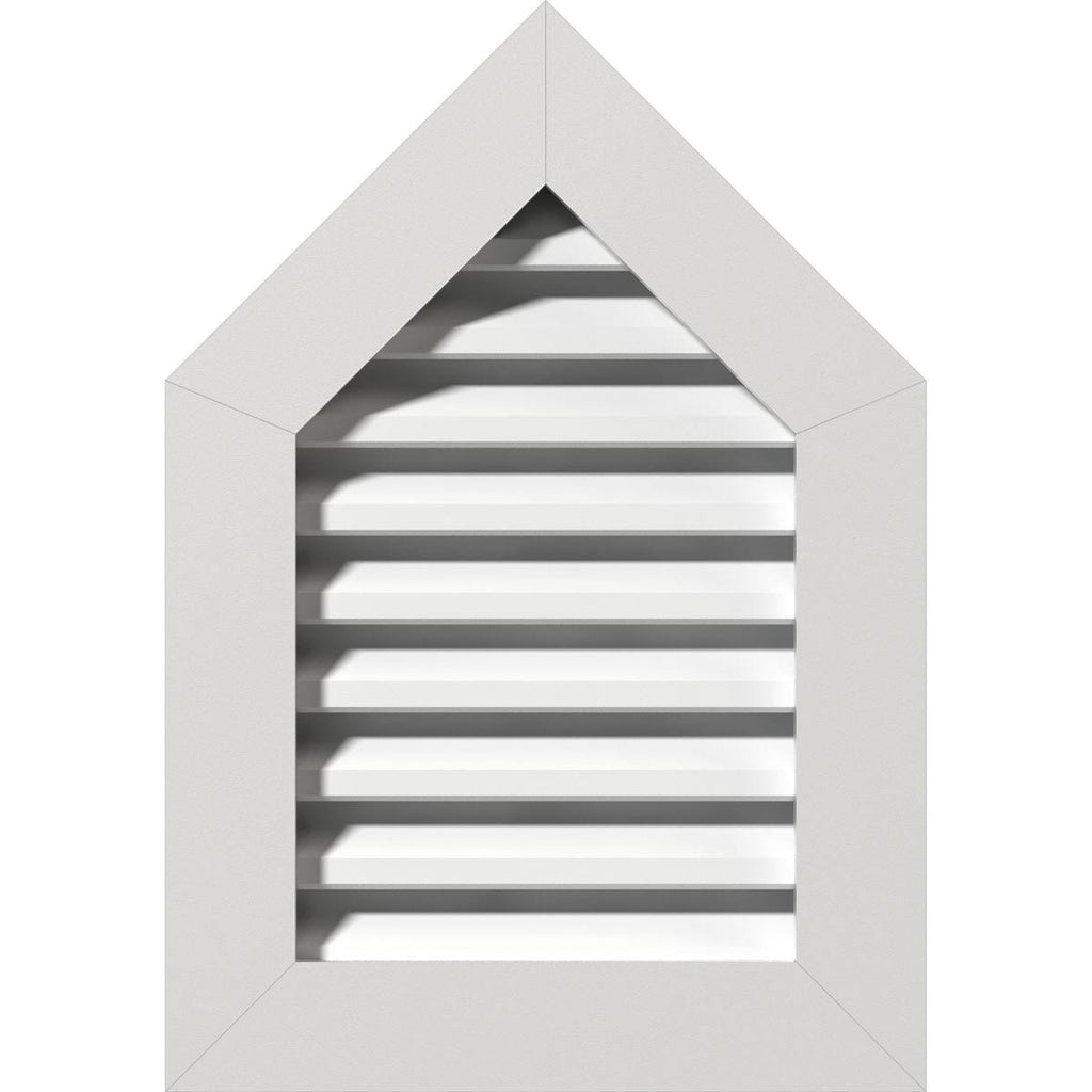 PVC Gable Vent with 1 inch Frame Size L965055
