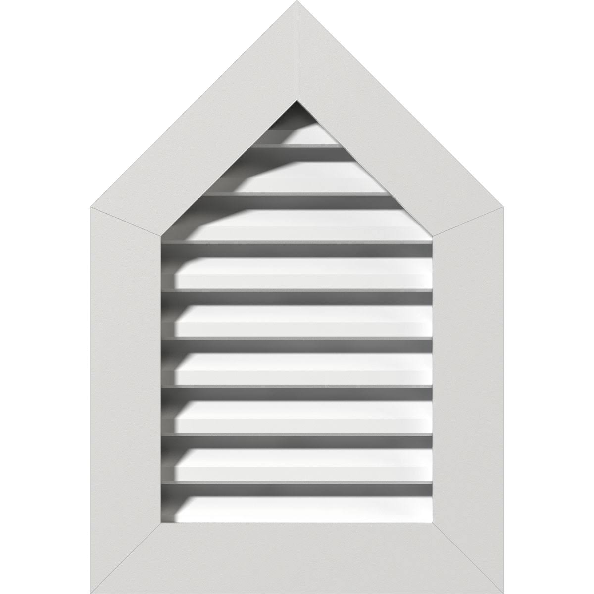 PVC Gable Vent with 1 inch Frame Size L965055