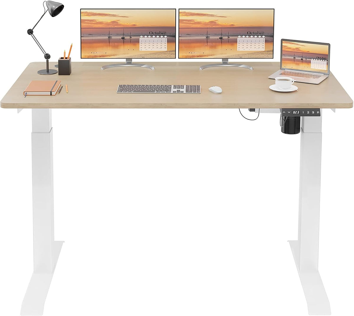 Height Adjustable Electric Standing Desk with Splice Board T164931