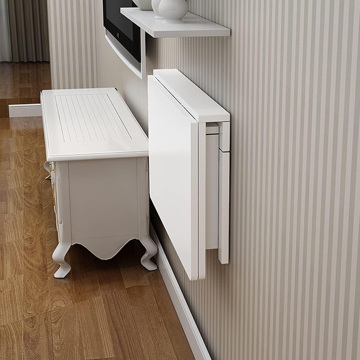 Wall-Mounted Folding Drop Leaf Table, 120 * 40 cm I525916