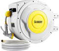Retractable Garden Hose Reel, Wall Mounted, 180° Swivel Bracket G7656