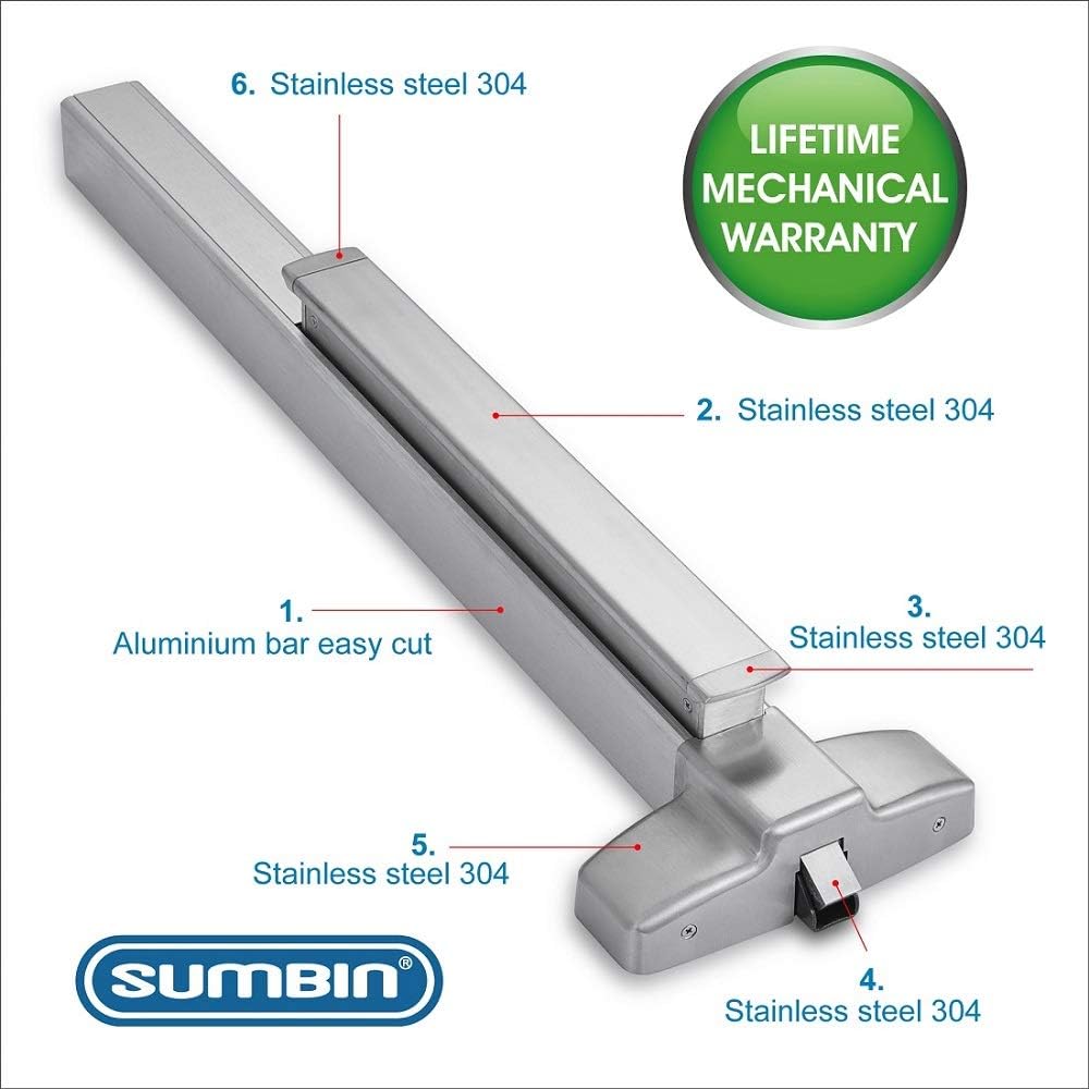 Stainless Steel Push Panic Bar and Panic Exit Device Z5363