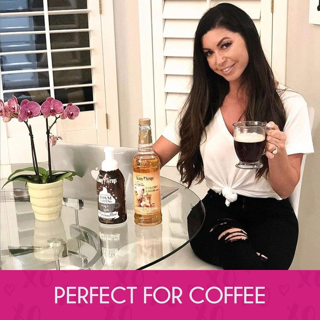 Sugar Free Coffee Syrups, Salted Caramel and Mocha Flavors (2 Pack) P689491