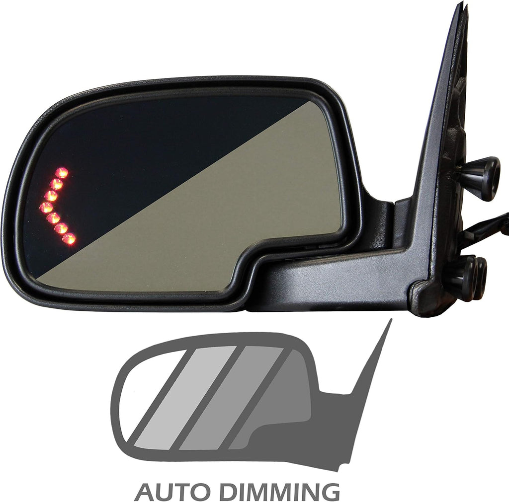 Left Driver Heated Power Glass Folding Mirror R51775