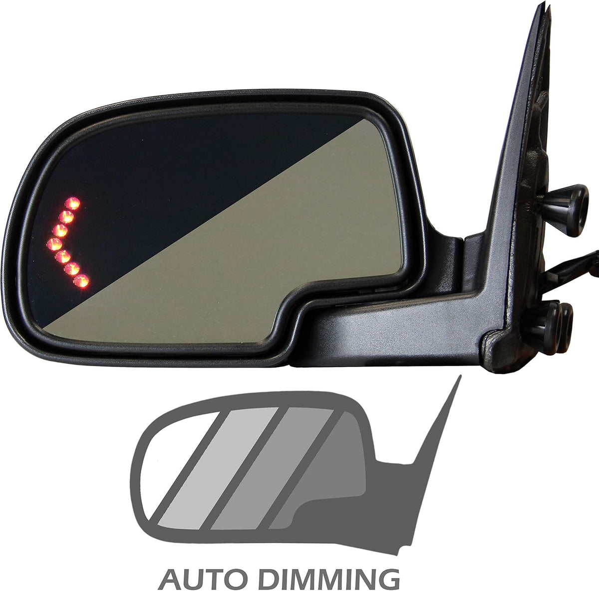 Left Driver Heated Power Glass Folding Mirror R51775