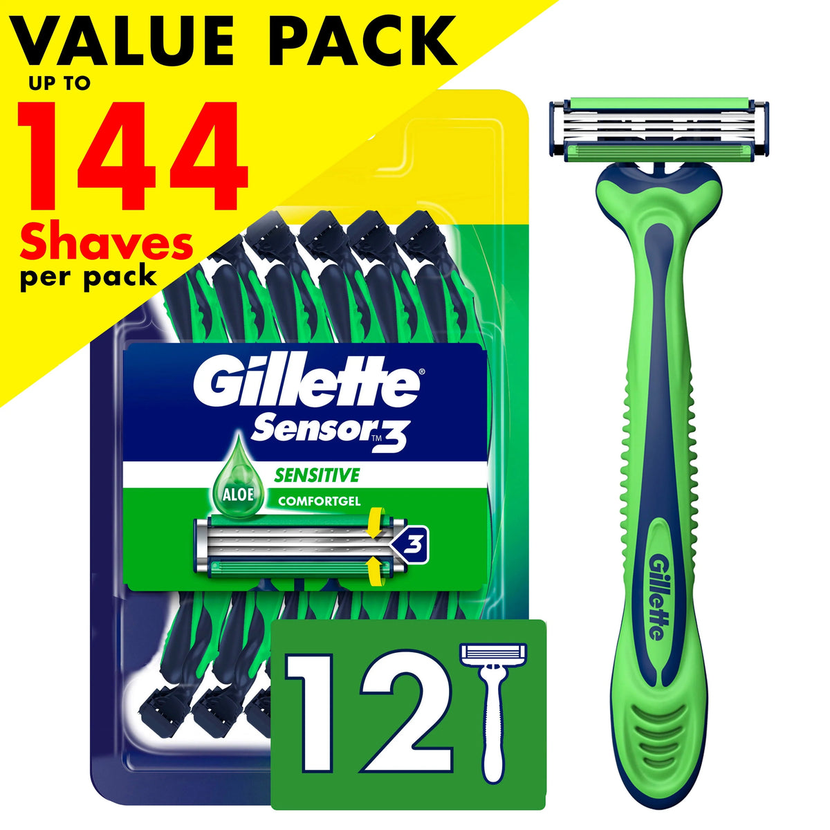 4 Disposable Razors T31222