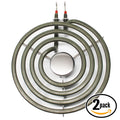2-Pack 6 inch 4 Turns Surface Burner Element for Range Stove Cooktop F895