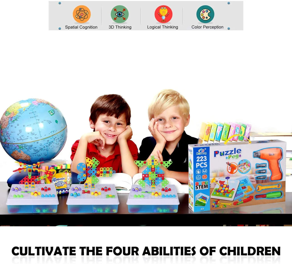223 Pieces STEM Building Block Toys W88735