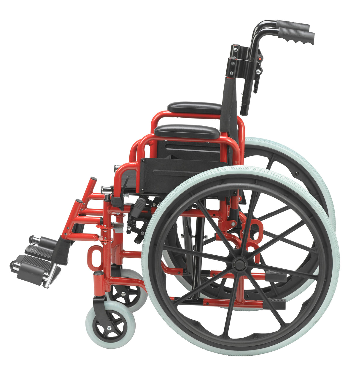 Pediatric Folding Wheelchair 12x22 Fire Truck Red Z569188