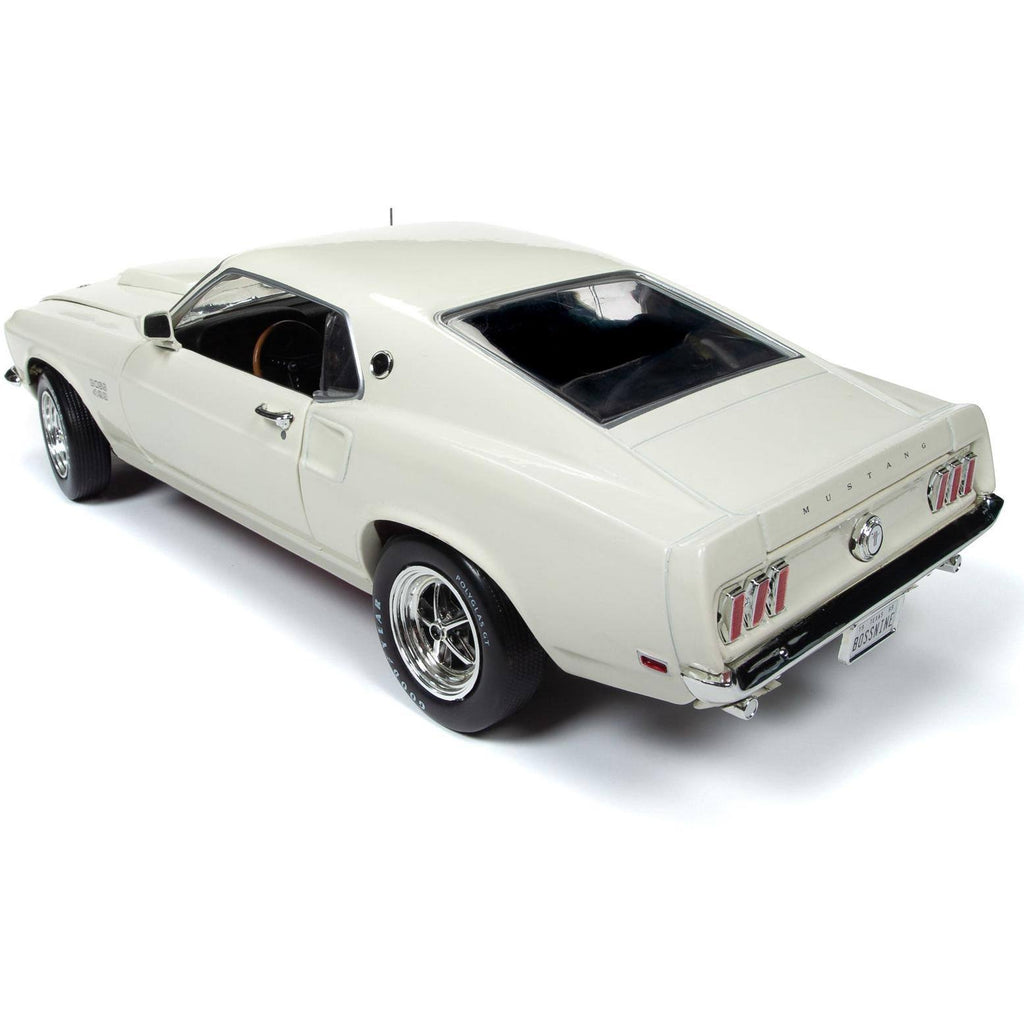 1969 Ford Mustang Fastback Boss 429 Wimbledon White 1/18 Diecast K11547