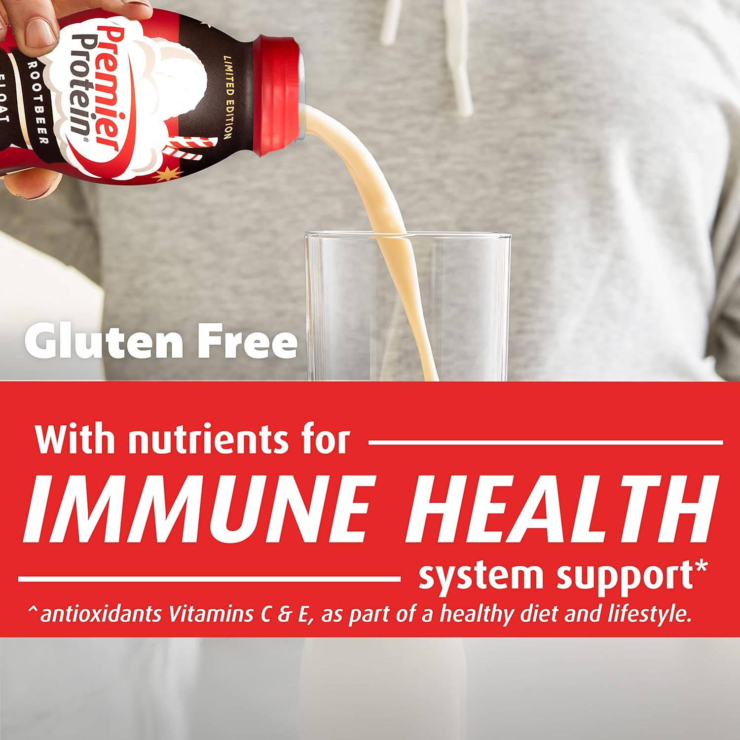 Root Beer Float & Cinnamon Roll Flavors Protein Shake, 30g Protein, 1g Sugar, 11.5 oz, 12 Pack I8611