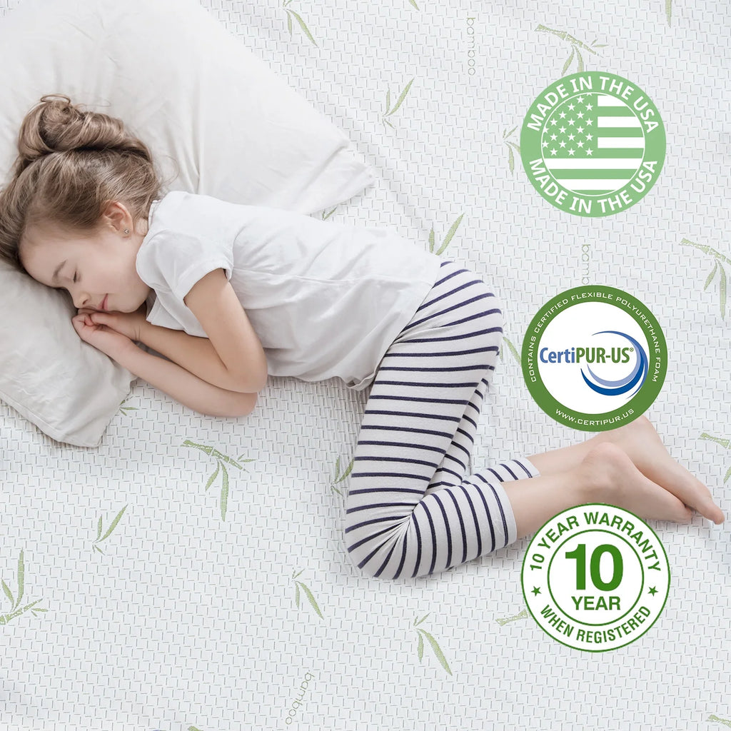 6 inch Memory Foam Mattress with Bamboo Cover P7003