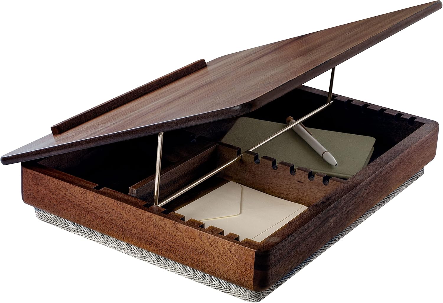 Acacia Wood Easel Lap Desk with Storage H634113