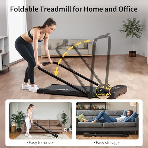 3 in 1 Foldable Treadmill with Remote Control A388202