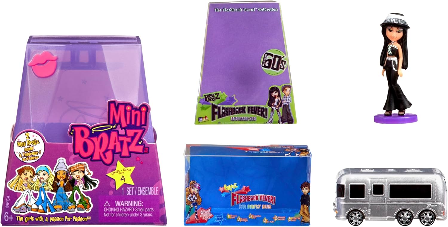 Mini Series 4 Collectible Figures, 2 Mini Dolls per Blind Pack S67168