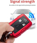 Key Fob Cover Case for 1500 2500HD 3500HD Canyon Key Cover Smart Remote 3/4/5/6 Button Protector V46611