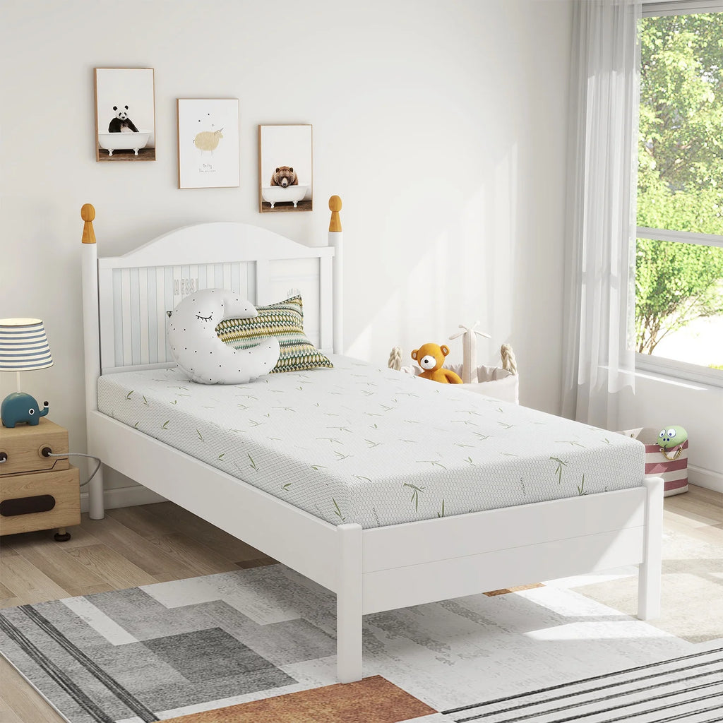 6 inch Memory Foam Mattress with Bamboo Cover P7003