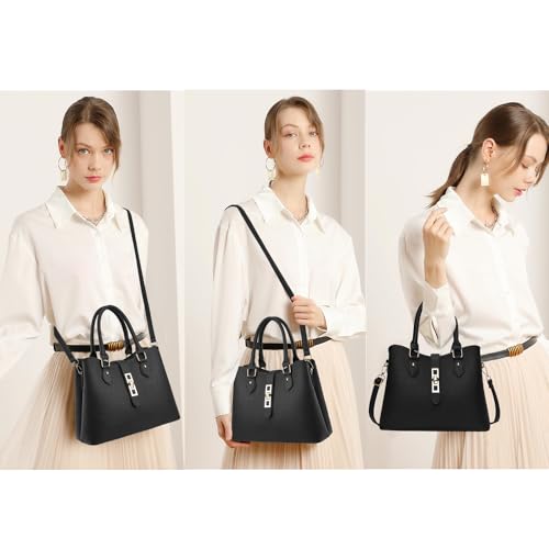 PU Leather Crossbody Tote Shoulder Bag F725201