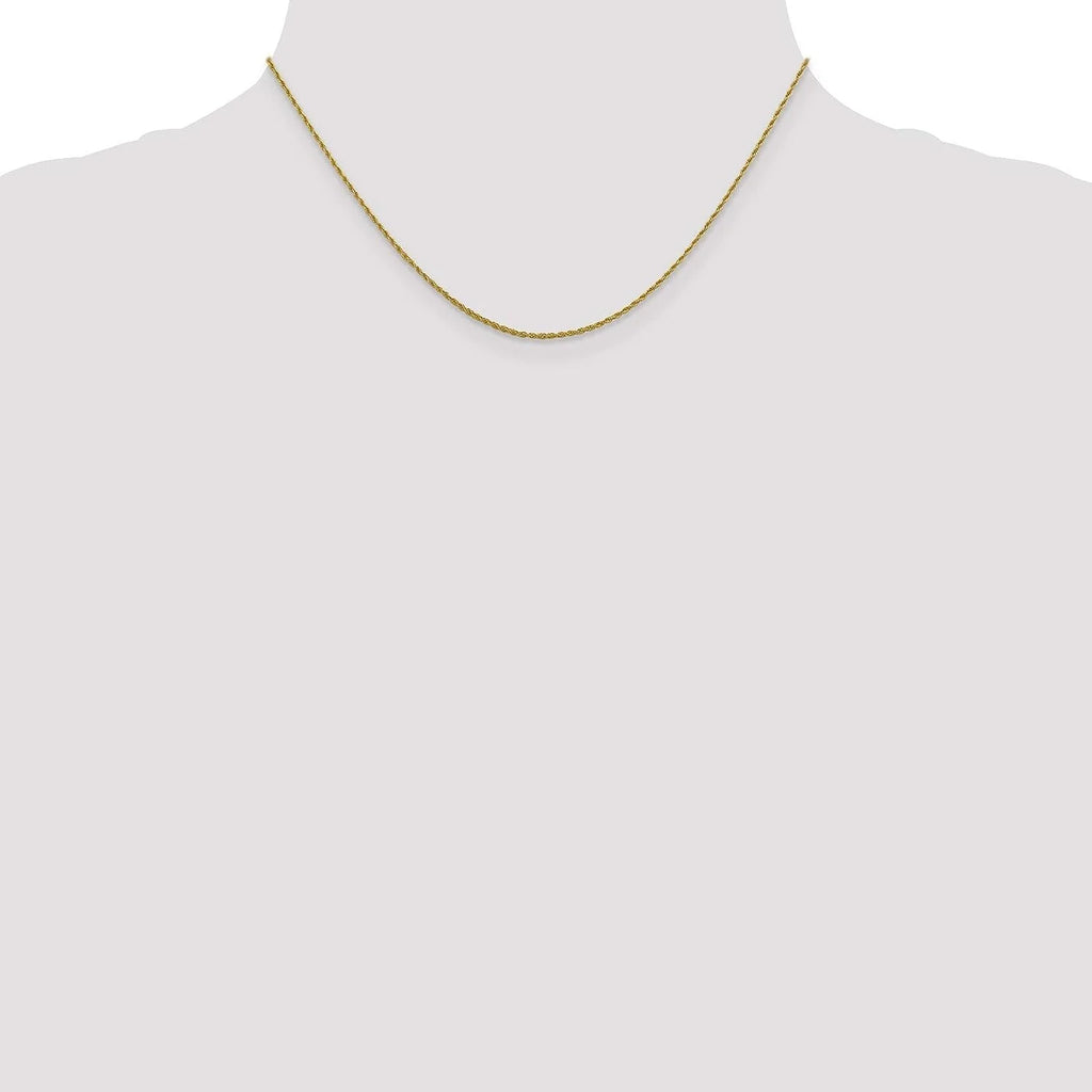 10K Yellow Gold Loose Rope Chain 16" C956