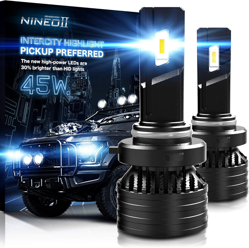 Pack of 2 90W HB3 LED Bulbs 6500K Cool White V517