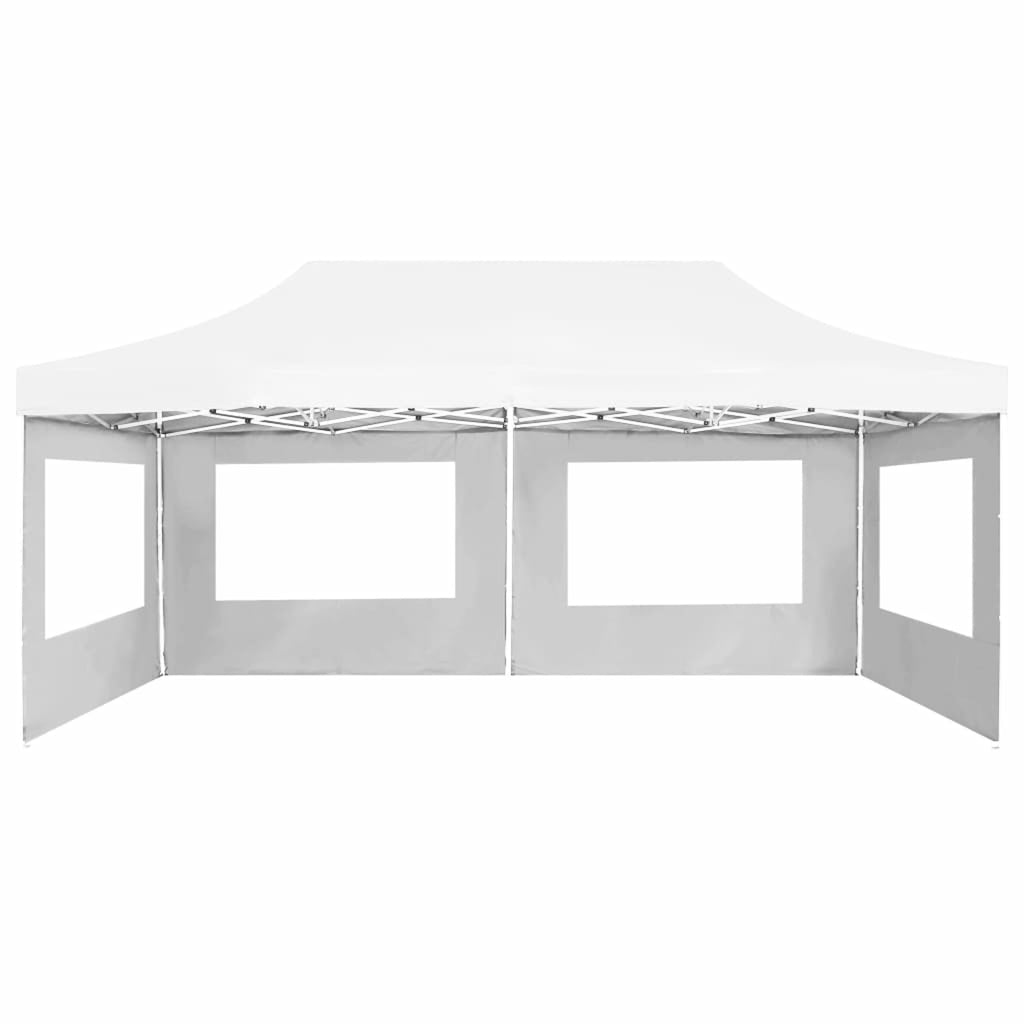 White Aluminium Folding Party Tent with Walls Q75577