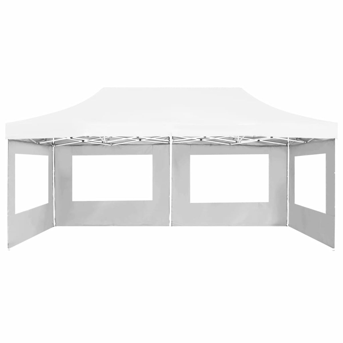 White Aluminium Folding Party Tent with Walls Q75577