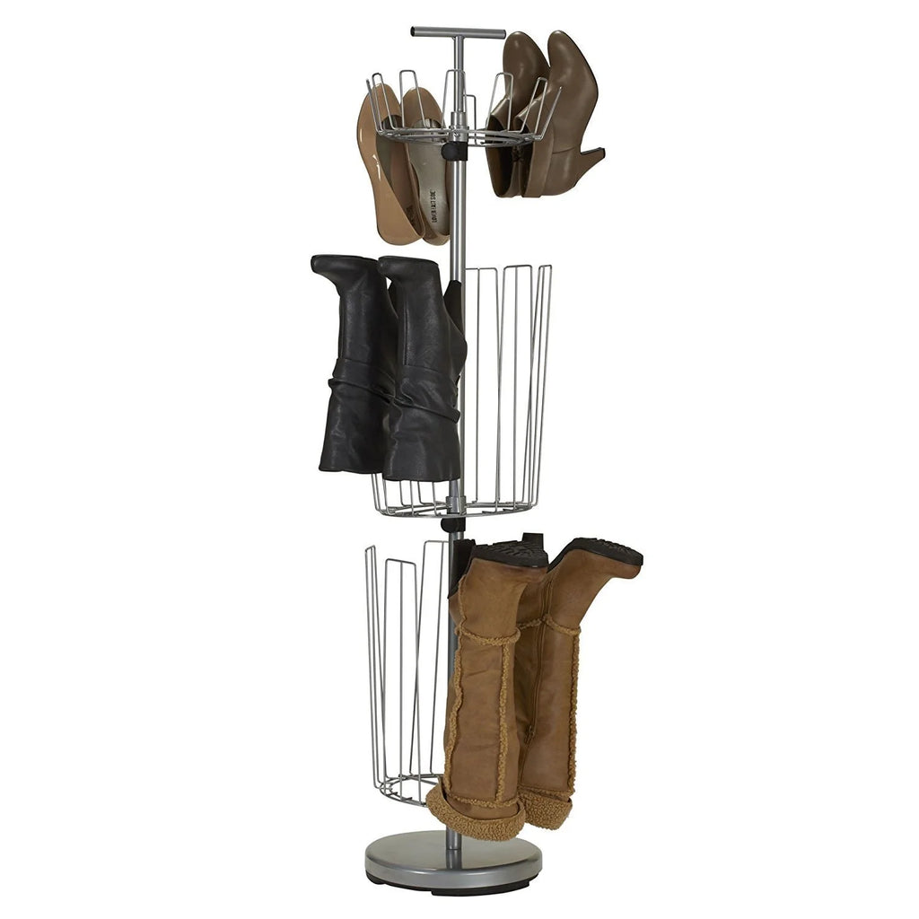 3-Tier Carousel Boot Tree Shoe Rack R379