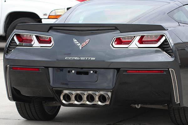 Polished 8pc Tail Light Trim Kit F549797