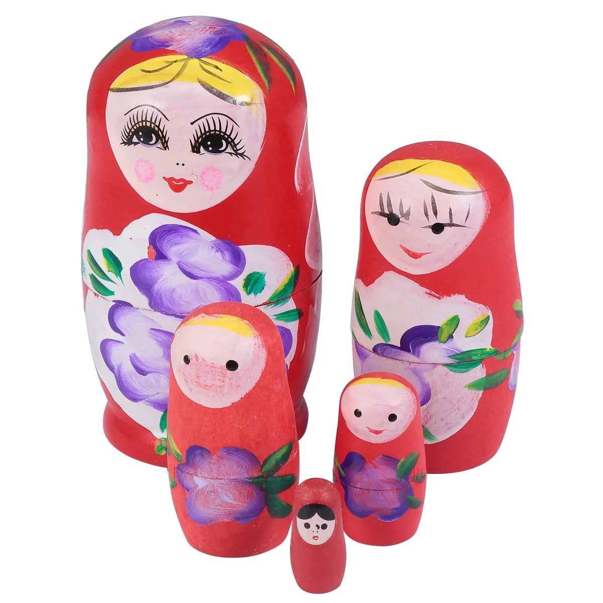 Wooden Matryoshka Doll Nesting Dolls Toy D467