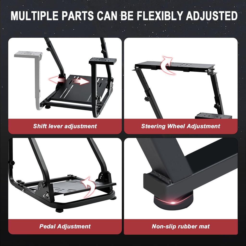 Racing Wheel Stand with Adjustable Shifter Mount E3339