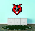 Cat Head Lion Tiger Red Hair 20x20 U5402