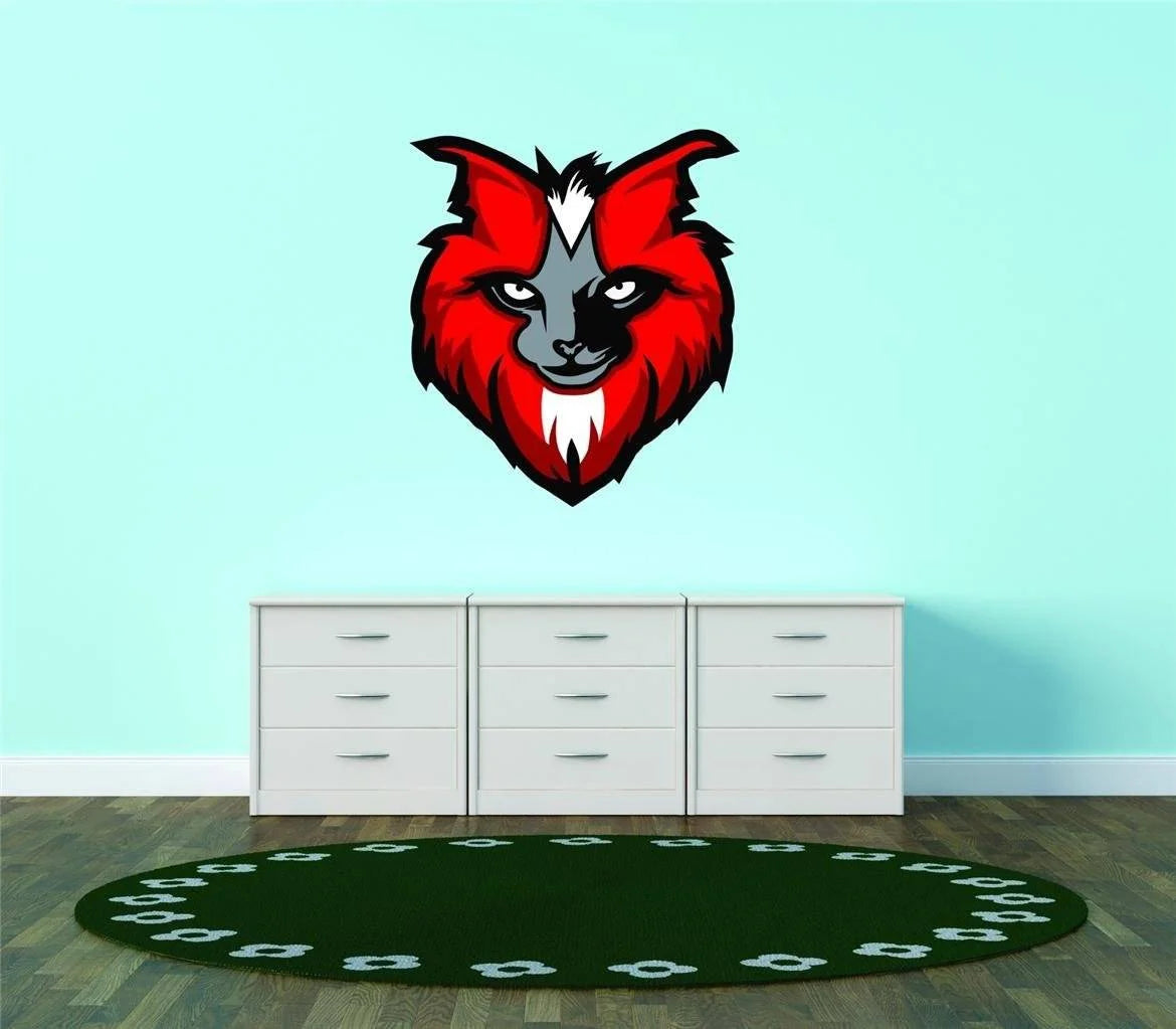 Cat Head Lion Tiger Red Hair 20x20 U5402