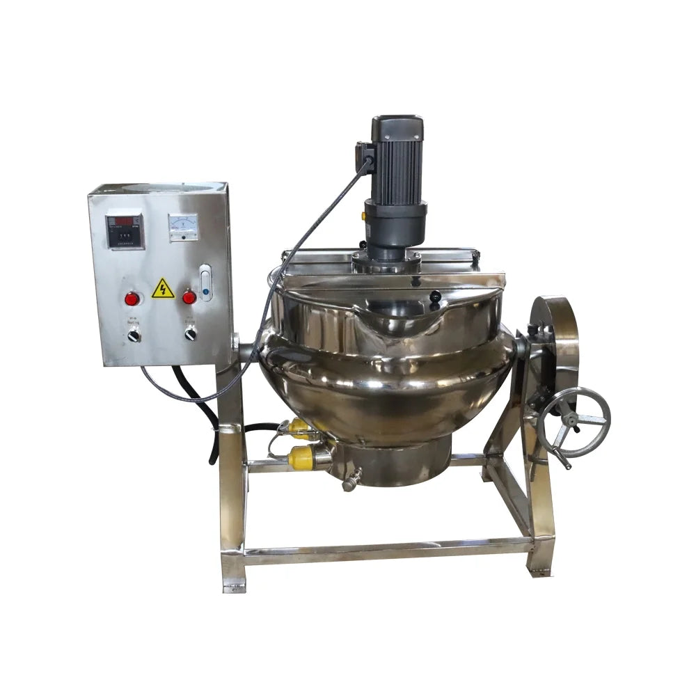 Electric Jacketed Kettle 50L Stainless Steel Silver I423101