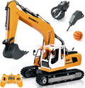 17 Channel RC Excavator Toy with Working Lights Pack of 2 V82875