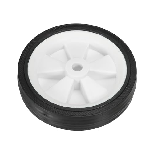 2 Pcs Universal Air Compressor Wheels with 0.5" Dia. Hole, Black Y1076
