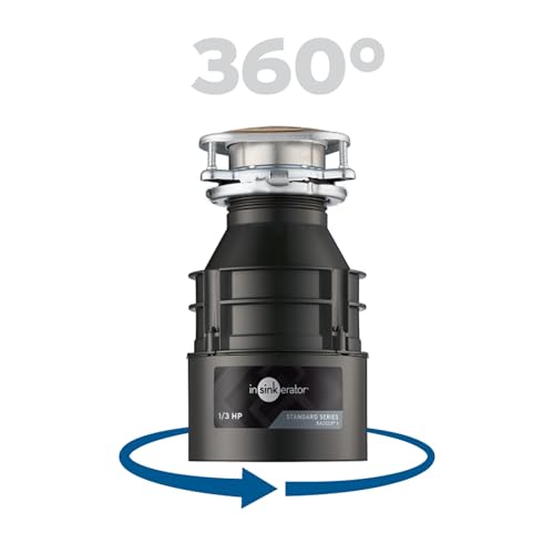 Black 1/3 HP Continuous Feed Garbage Disposal W960618