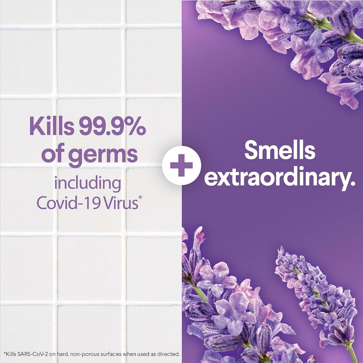 Lavender and Jasmine Disinfecting Multi-Surface Cleaner, 32 Fl Oz S5771