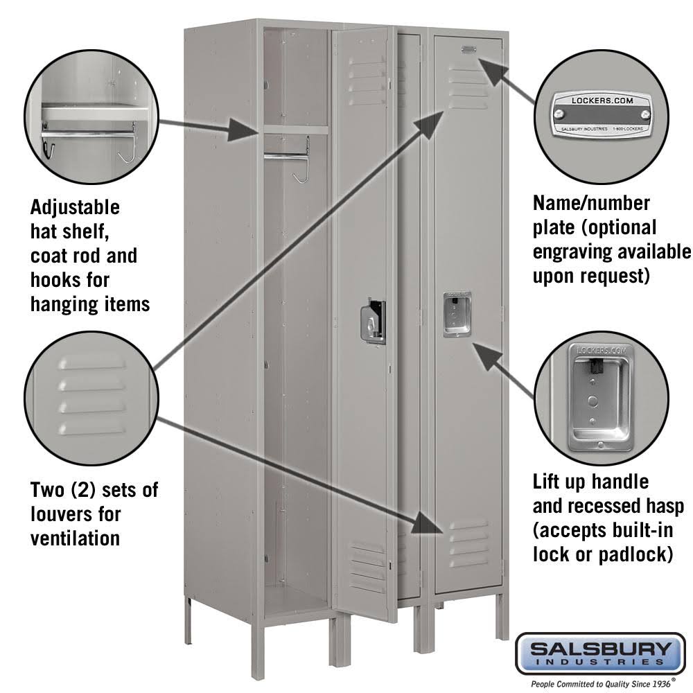 Tan Metal Locker P80420